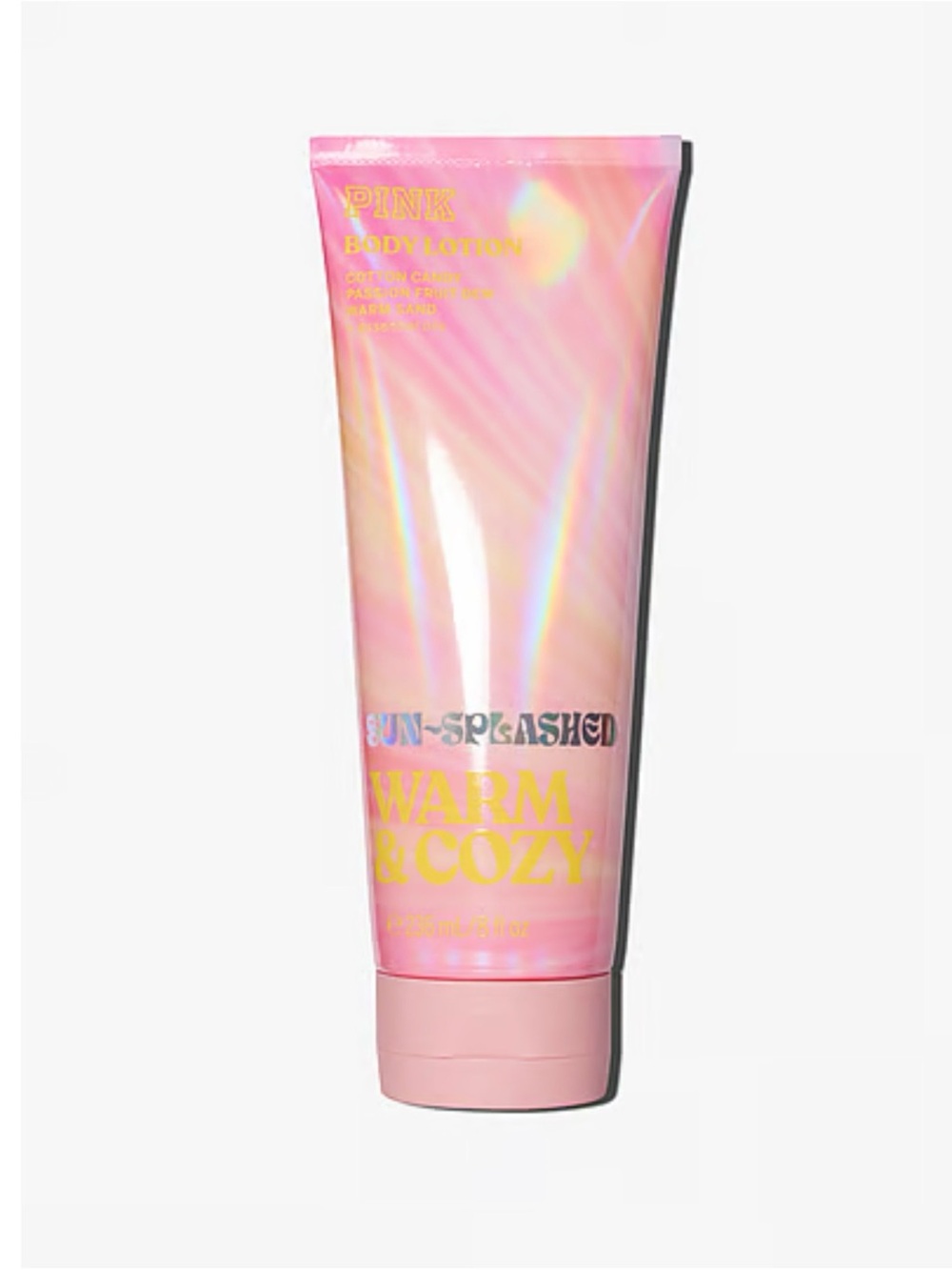 PINK Victoria's Secret Warm & Cozy Sun-Splashed Body Lotion - Pink Iridescent